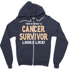 This Is What a Cancer Survivor Looks Like Zipper Hoodie