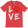 love dog paw T-Shirt