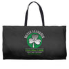 silver shamrock Weekender Totes