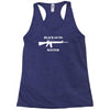 black guns matter m16 Racerback Tank
