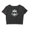 cia badge cider imbibing anarchist with badge Crop Top
