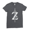 the legend of zelda - breath of the wild white logo Ladies Fitted T-Shirt