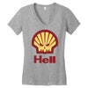 hell Women's V-Neck T-Shirt