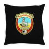 dogs bollocks beer label ideal birthday present or gift Throw Pillow