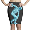 astronaut discus throwing Pencil Skirts