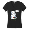 smart dog Women's V-Neck T-Shirt