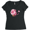 lion in a box Women's Triblend Scoop T-shirt