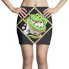 snake green Mini Skirts
