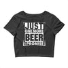 Just One More Beer I Promise Crop Top
