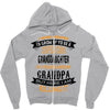 Super Cool Granddaughter Of A Freaking Awesome Grandpa Zipper Hoodie