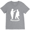 bottom eye poke V-Neck Tee