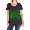 defender land rover Ladies Curvy T-Shirt