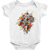 builder's downfall Baby Onesie