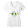 i put the sexy in dyslexia Women's V-Neck T-Shirt