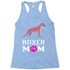love boxer dog mom funny Racerback Tank