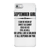 Super September Girl iPhone 7 Case