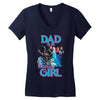 dad of the birthday girl Women's V-Neck T-Shirt