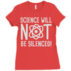 science will not be silenced Ladies Fitted T-Shirt