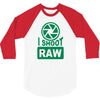 i shoot raw photography camera photograph 3/4 Sleeve Shirt