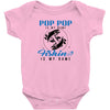 Pop Pop is my Name Fishing Is My Game Baby Onesie