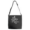 im not getting jiggy i have parkinsons Adjustable Strap Totes