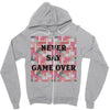 Never Say Game Over Zipper Hoodie