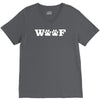woof paw prints sticker vinyl V-Neck Tee