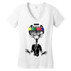 monkey Women's V-Neck T-Shirt