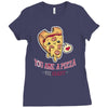 pizza my heart (2) Ladies Fitted T-Shirt