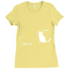 black cat magic Ladies Fitted T-Shirt