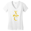 cross country running Women's V-Neck T-Shirt