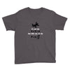 its the sudden deceleration that kills you funny physics Youth Tee
