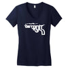 detroit smoking gun Women's V-Neck T-Shirt