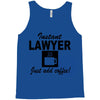 instant lawyer just add coffee Tank Top