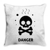 danger Throw Pillow
