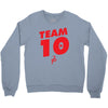 team 10 red Crewneck Sweatshirt