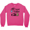 coffee cat Crewneck Sweatshirt