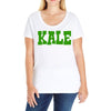Kale Vegan Ladies Curvy T-Shirt