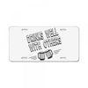 drinks well with others License Plate