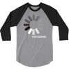 buffering  funny retro loading computer console fashion party 3/4 Sleeve Shirt