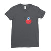 Mars and Astronaut Ladies Fitted T-Shirt