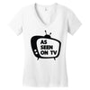 as seen on tv Women's V-Neck T-Shirt