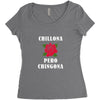 Chillona Pero Chingona Women's Triblend Scoop T-shirt