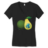 vegan world Women's V-Neck T-Shirt