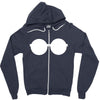 glasses Zipper Hoodie
