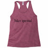 biker spiritual Racerback Tank