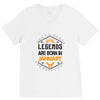Legends Are Born In January V-Neck Tee
