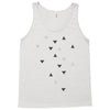 DOWN UP / scandi white / warm grey / flax / lavender Tank Top
