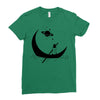 On The Moon Ladies Fitted T-Shirt
