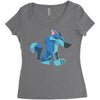 animal funny best Women's Triblend Scoop T-shirt